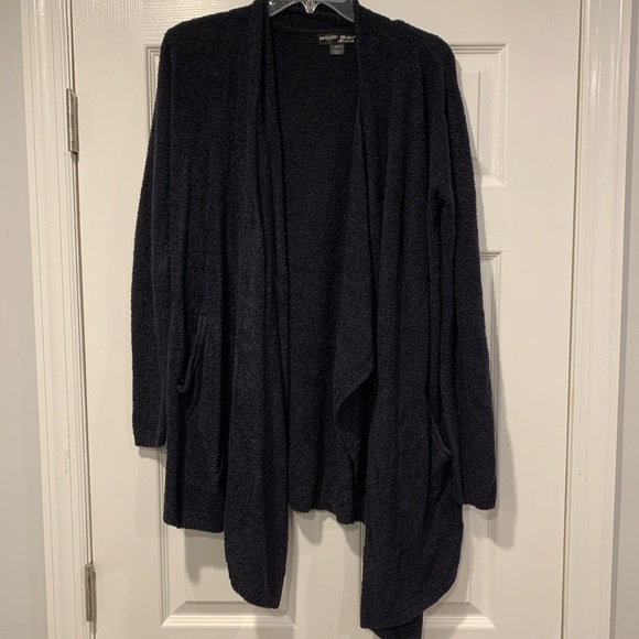 Barefoot Dreams Cozy Chic Waterfall Front Cardigan Sweater - Picture 2 of 5